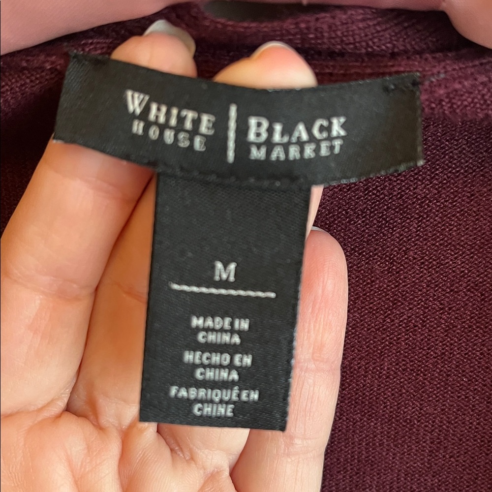 WHBM Open Front Duster, Size M - Picture 6 of 8